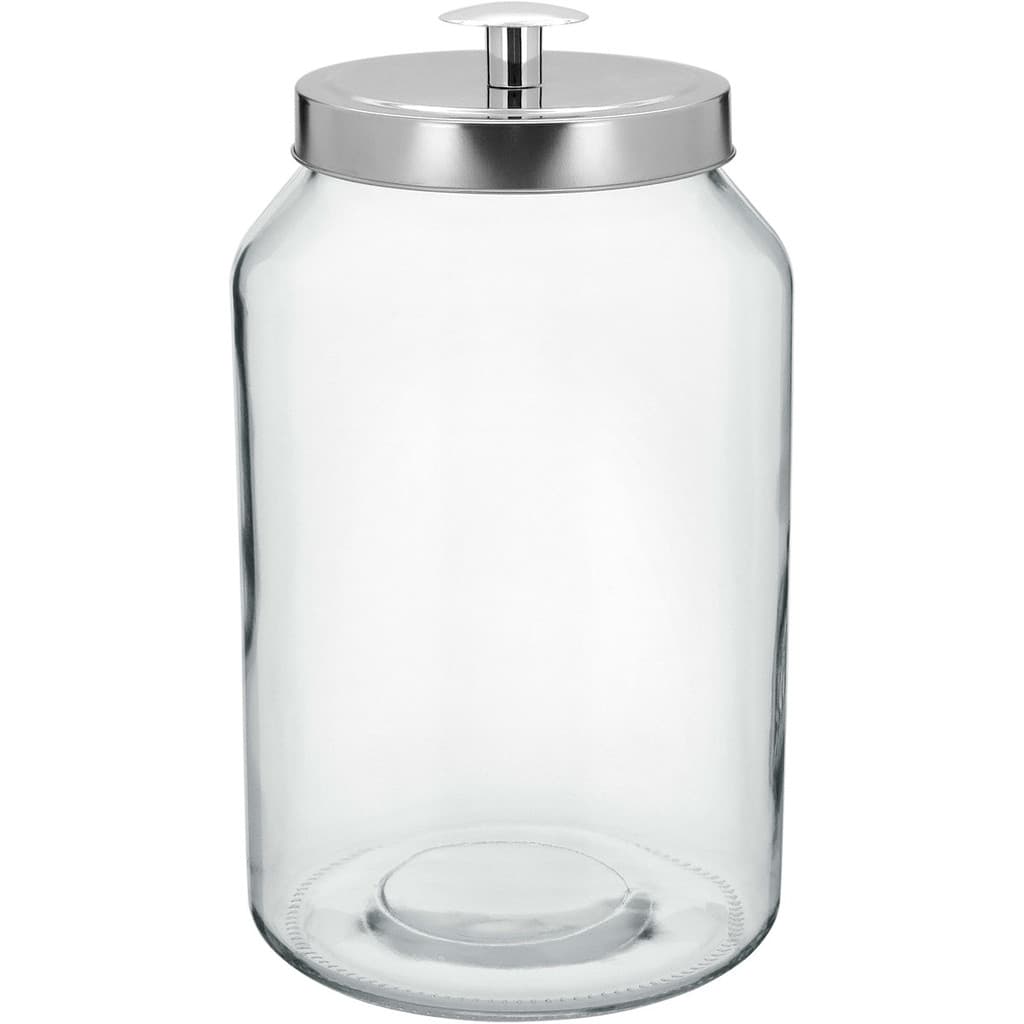 Pote Mantimentos Home&Co com Tampa Vidro 4 Litros 30x16x16