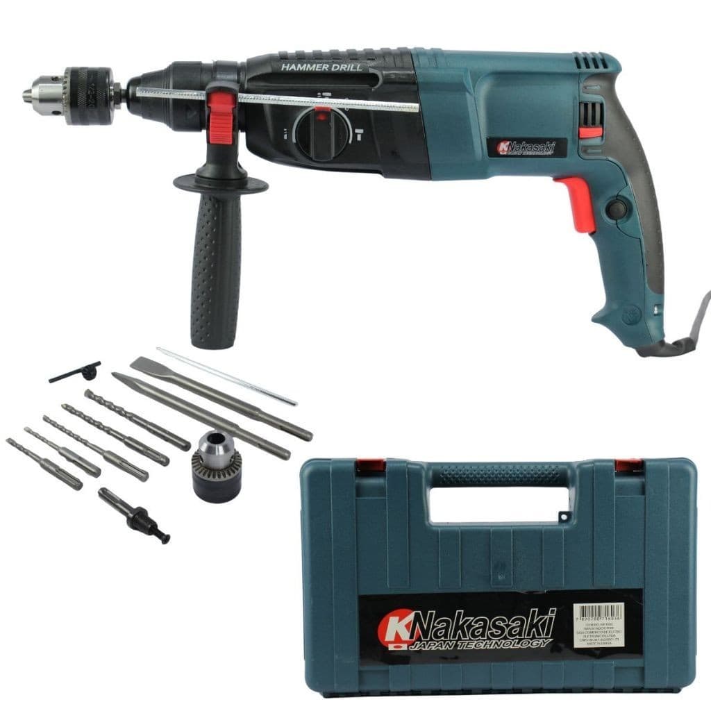 Martelete Rotativo Rompedor 1200w + Maleta 12 Peças