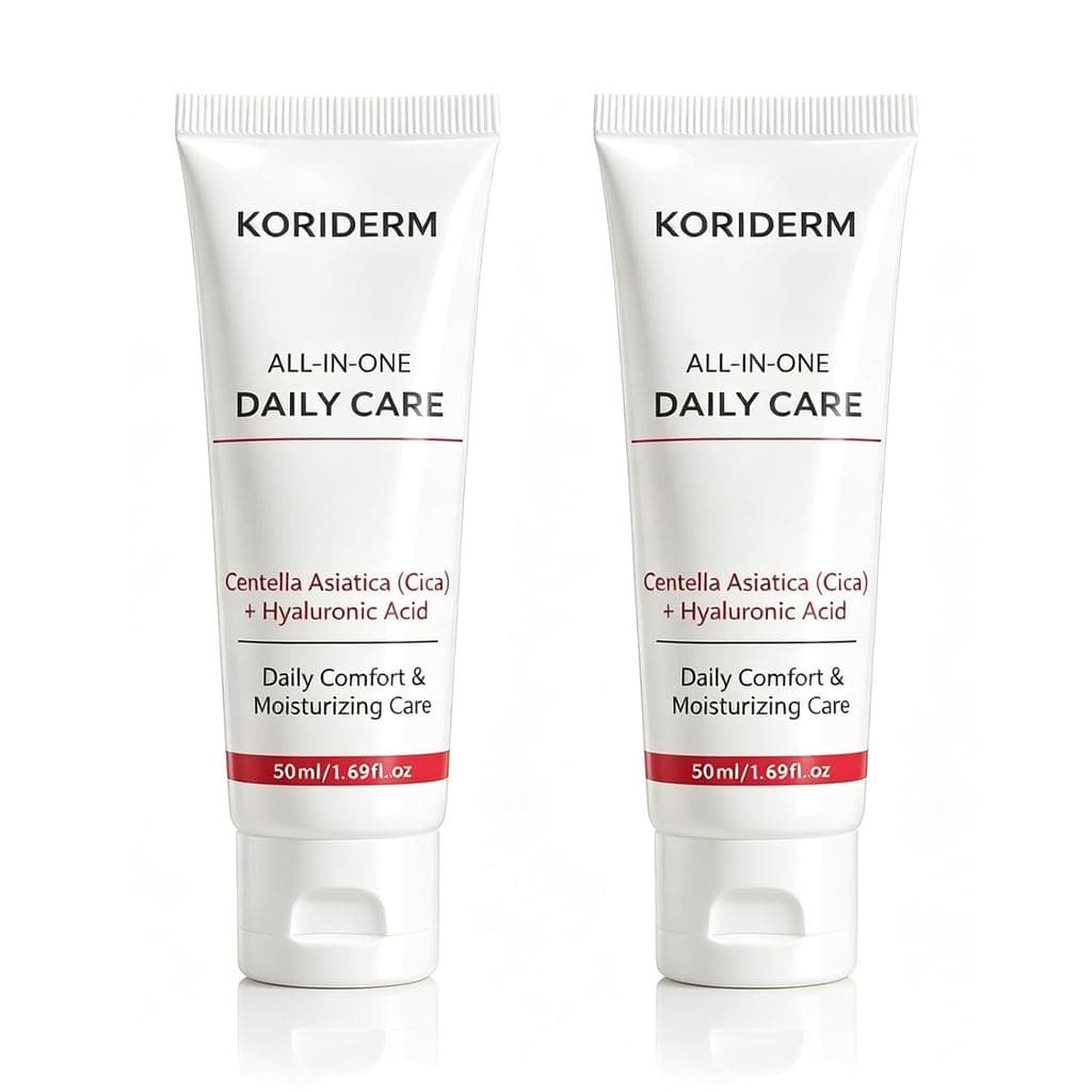 KoridermTimeReverse, Hidratante Facial com Centella, Hidratante Diário Leve para Pele Seca e Sensível, Nutritivo para um