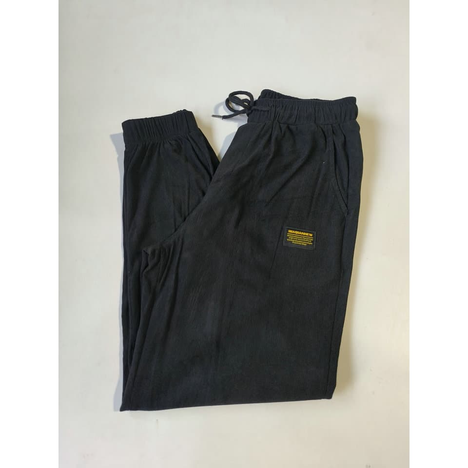 Primavera verão estilo masculino estilo fino veludo tornozelo manguito simples Casual All-Match calças