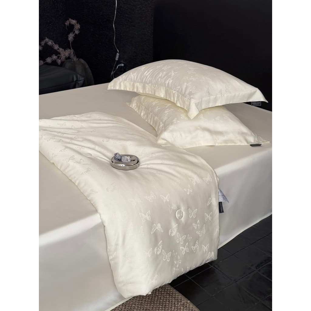 R ROLAND LIVE Lenzing Tencel?Jacquard verão colcha luz luxo sedoso fresco ar condicionado colcha verão nu dormir colcha