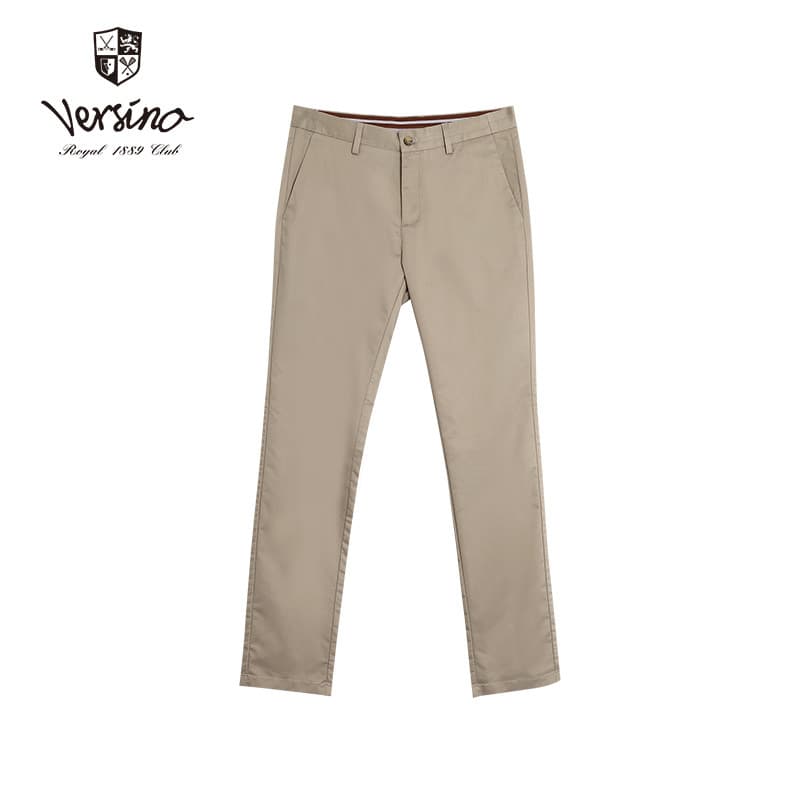 Versino versino verão calças casuais finas soltas calças masculinas médias pai calças retas de negócios
