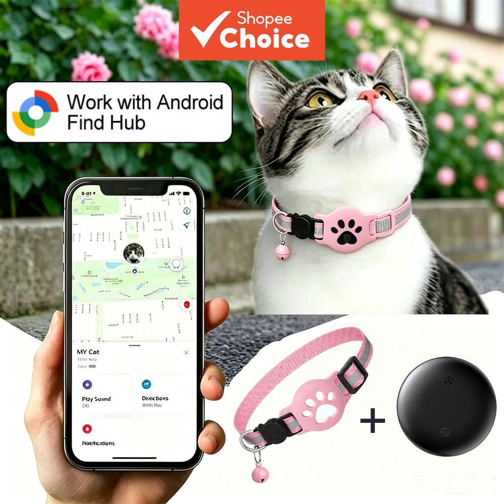 Rastreador GPS Smart Tag de Localização para Coleira de Gato de Verão, Carteira, Novo 2026