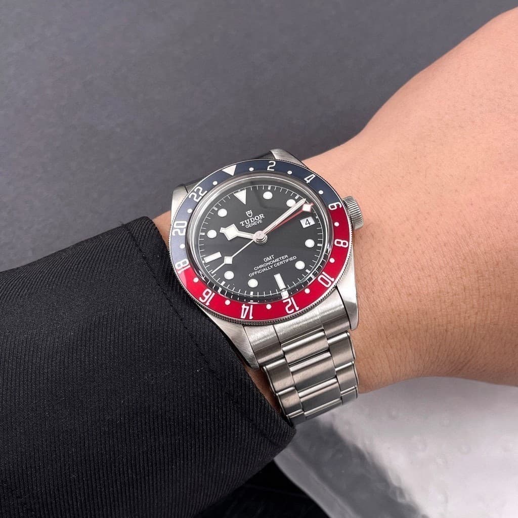 Tudor Tudor Biwan Série M79830RB Relógio Mecânico Automático de Aço Inoxidável Masculino Anel Cola