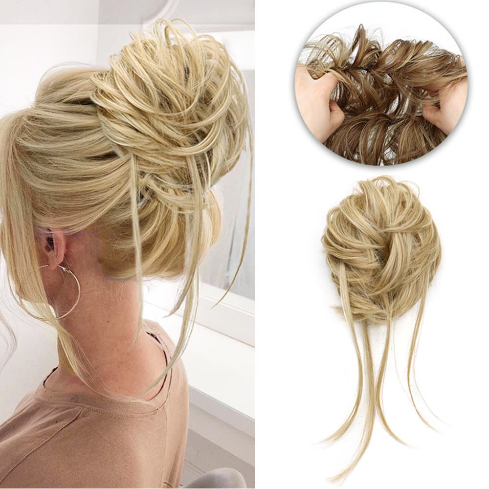Cocar bobina de cabelo peruca de comércio exterior Natural preguiçoso feminino Cross-Border cabeça longa barba europeu a
