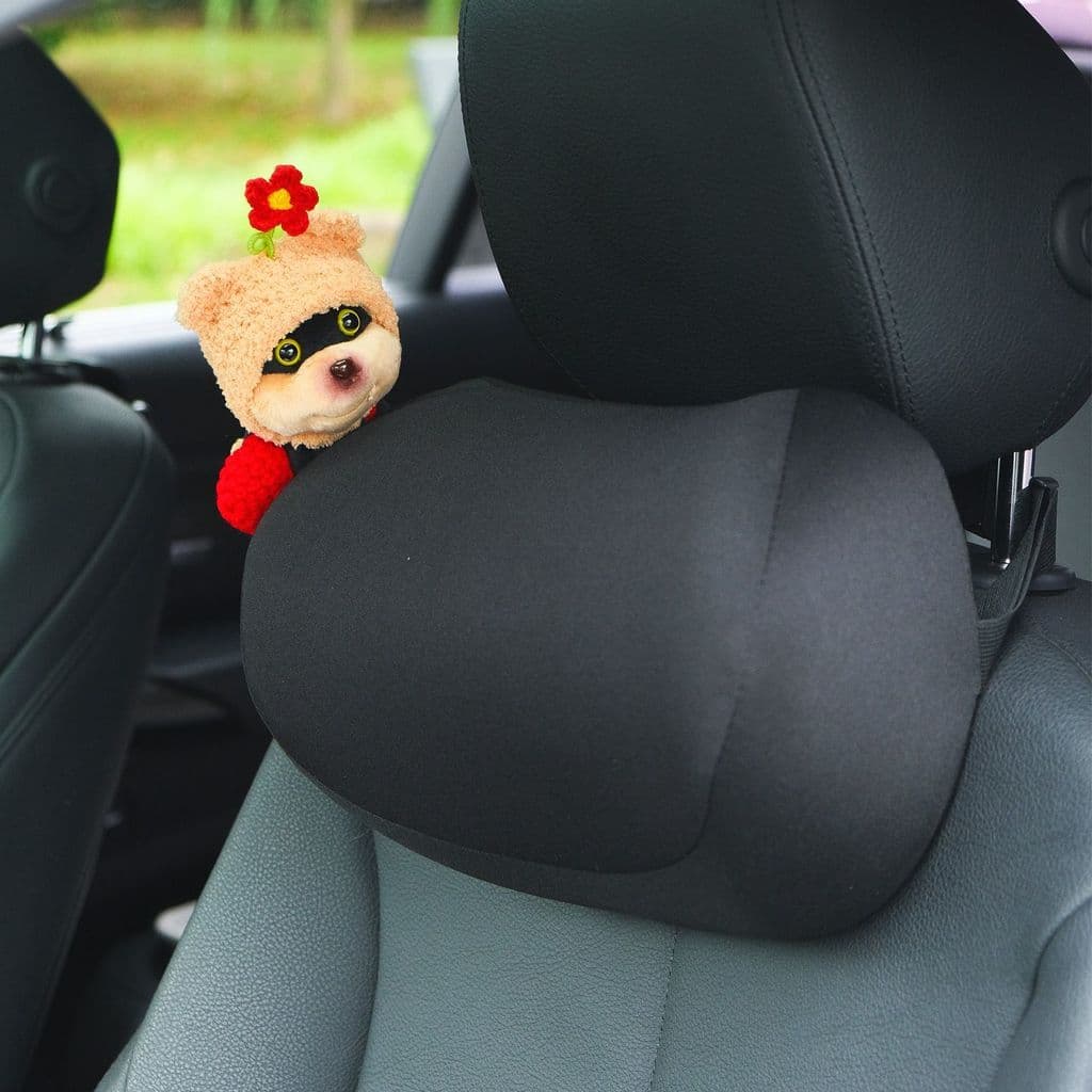 Abelha cão encosto de cabeça do carro apoio lombar assento de carro pescoço travesseiro Interior do carro bonito Taiyaki