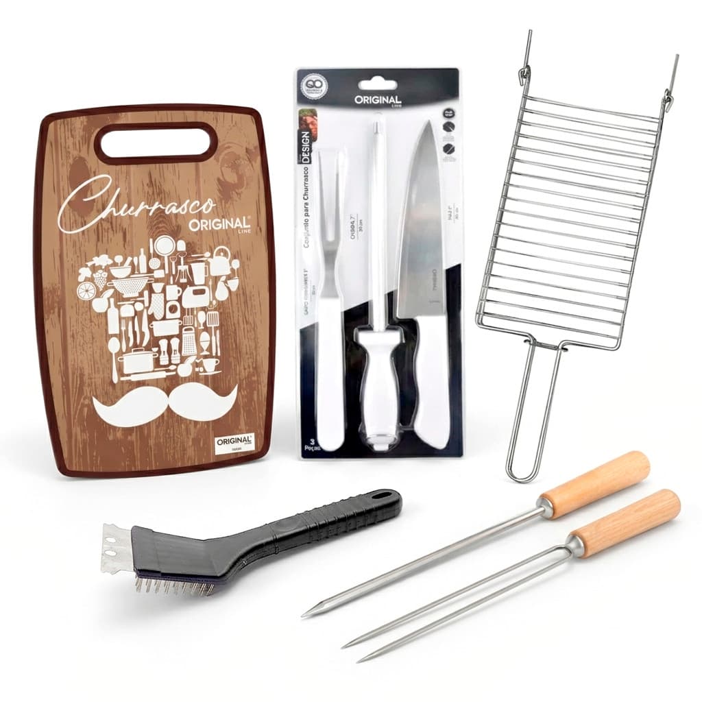 Kit  Churrasco Com 6 Unidades