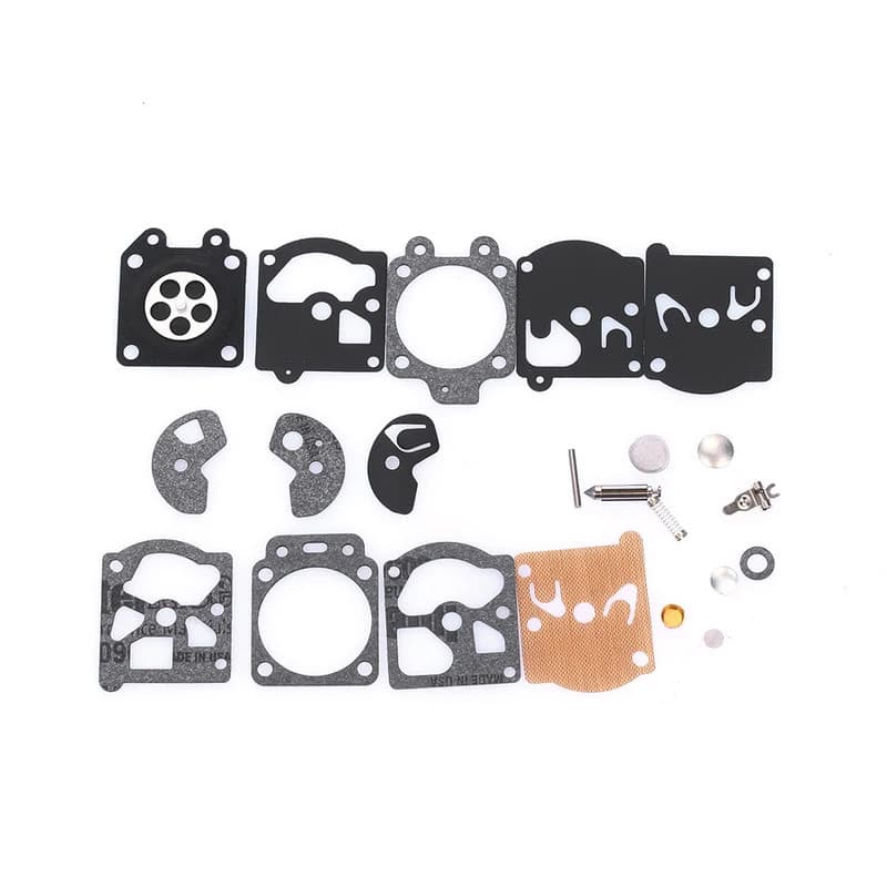 1 Conjunto de Kit de Reparo de Diafragma, Junta e Agulha para Carburador, para Serras Elétricas WA / WT / Walbro Série K