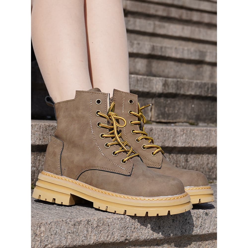 Verão respirável senhoras casal Martin botas ao ar livre de sola grossa botas gerais casuais botas curtas sapatos da mod