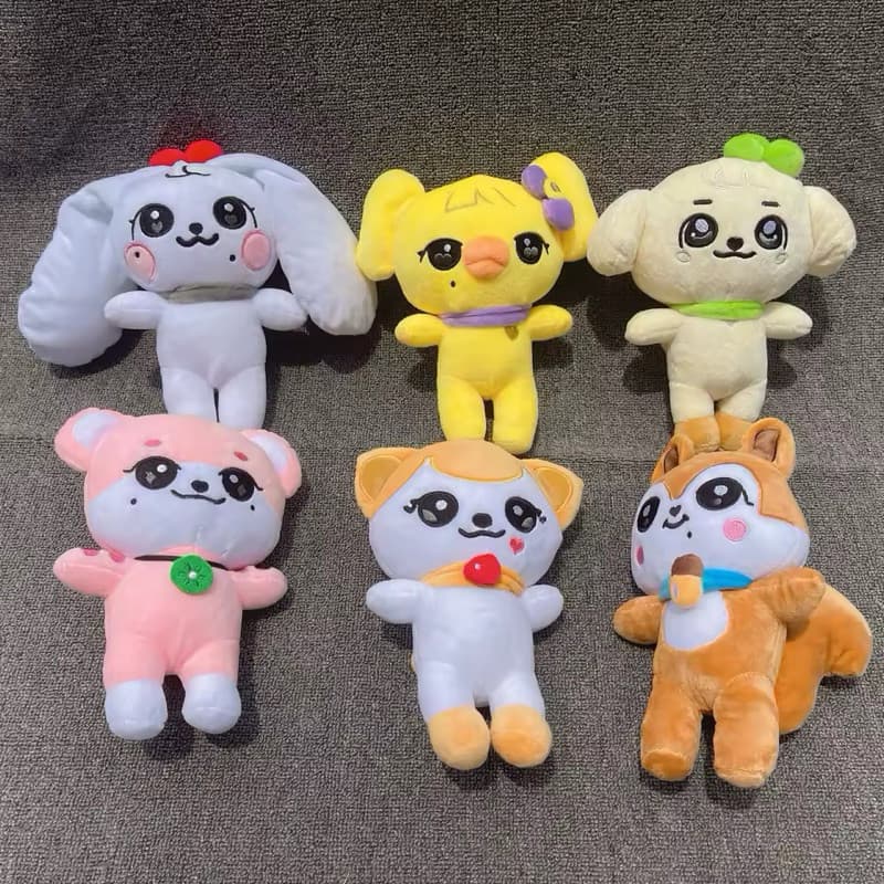 IVE Girl Grup Kpop Music Pelúcias Coreanas 25cm Macio Cute Toys Kawaii Minive Gaeul Yujin Rei Liz Wonyoung Leeseo Boneco
