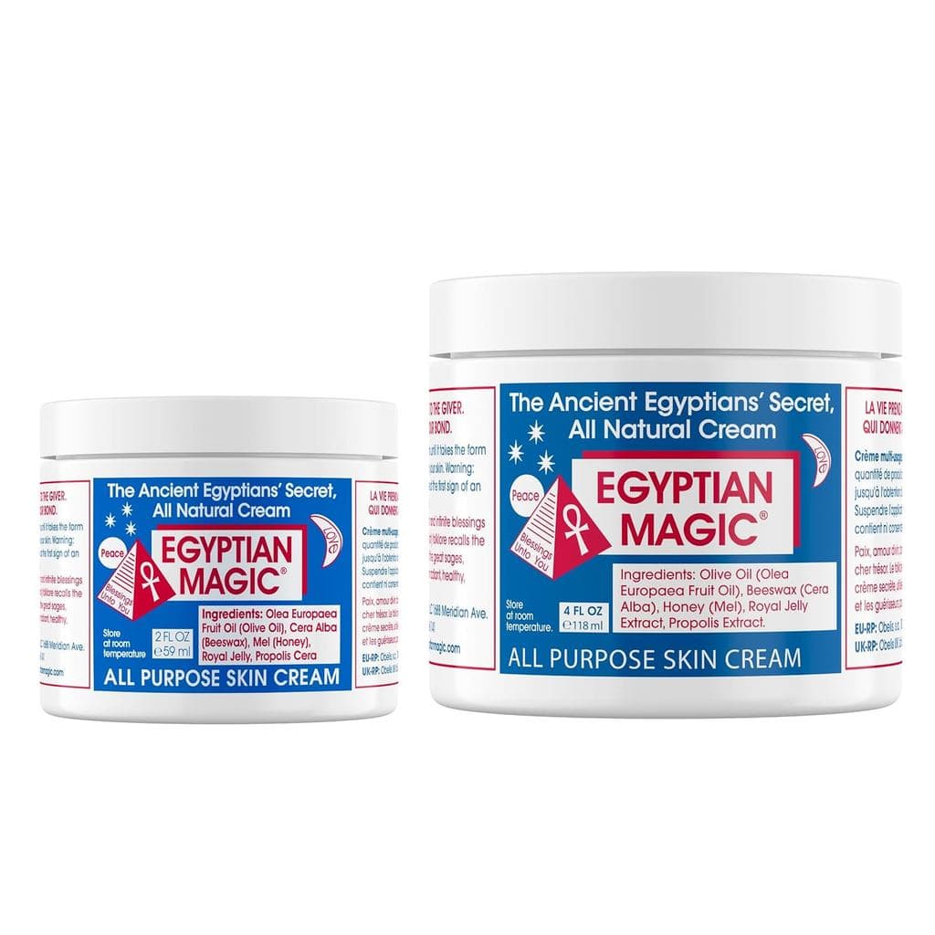 Magia Egípcia - Creme Hidratante Multiuso para Rosto, Corpo e Pele Seca, Protetor de Pele para Mulheres e Homens, Pacote