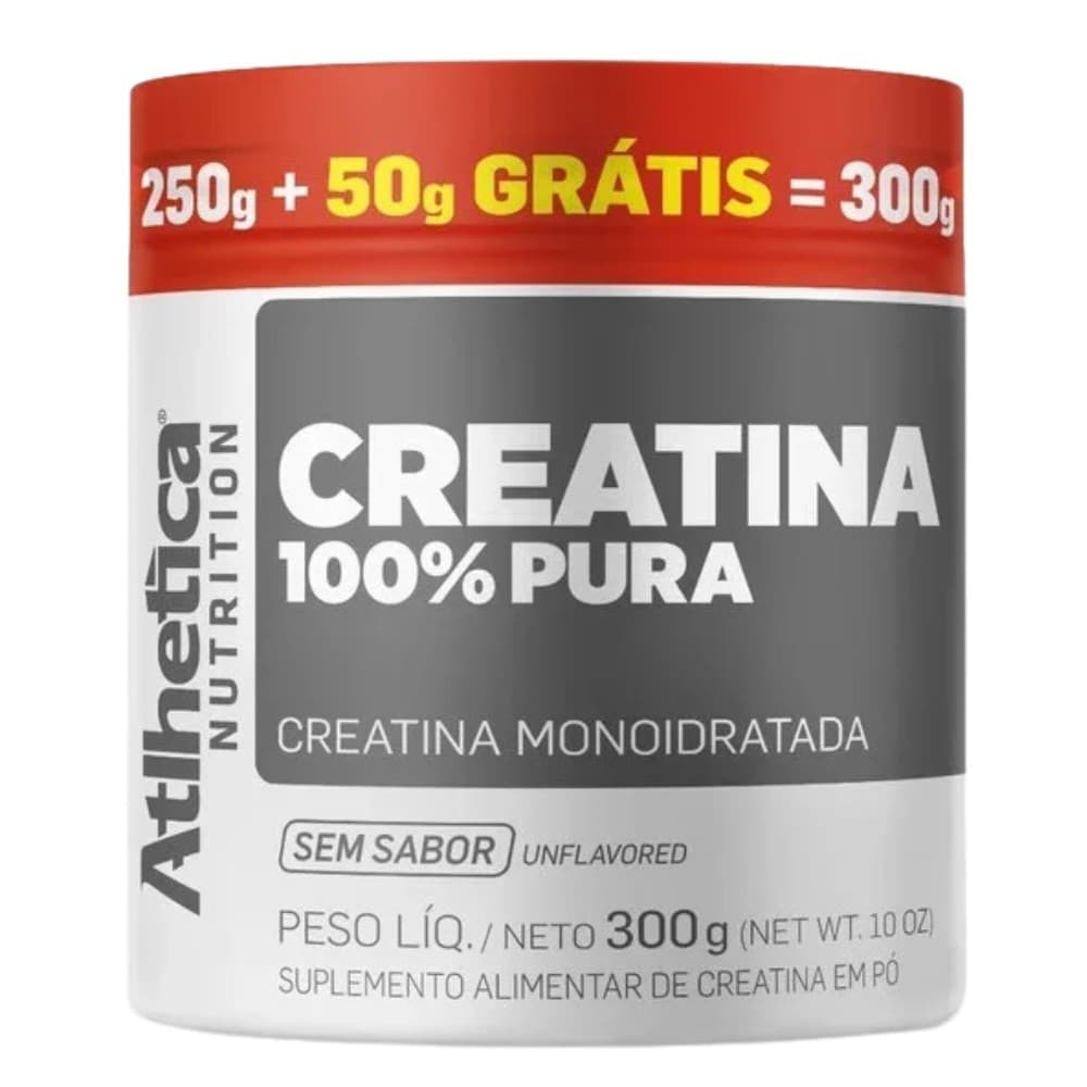 Creatina 100% Pura da Atlhetica Nutrition 300g