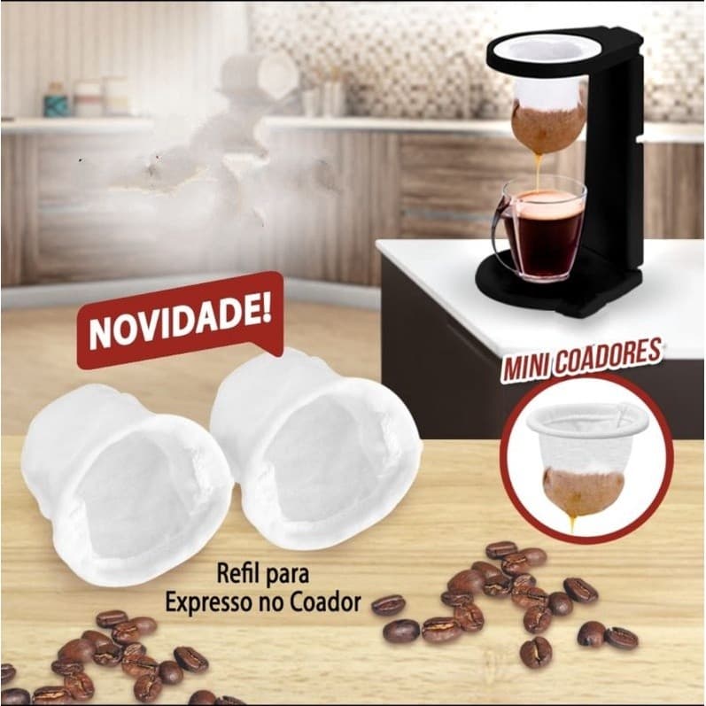 Suporte para Café Individual com Coador de Pano Passador Manual