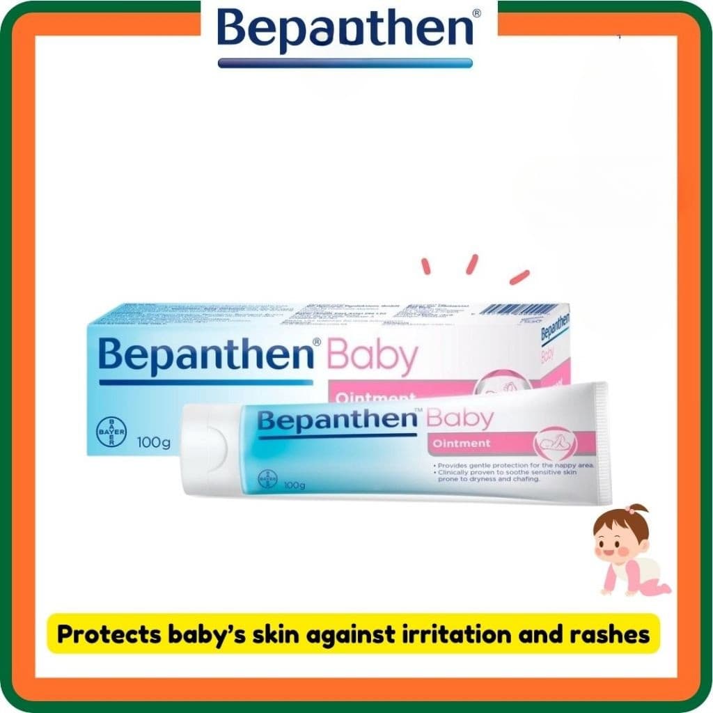 Pomada Bepanthen Baby 100g Creme Preventivo Assaduras Bebê Protege Pele Sensível Área de Fralda Hidratante Reparador