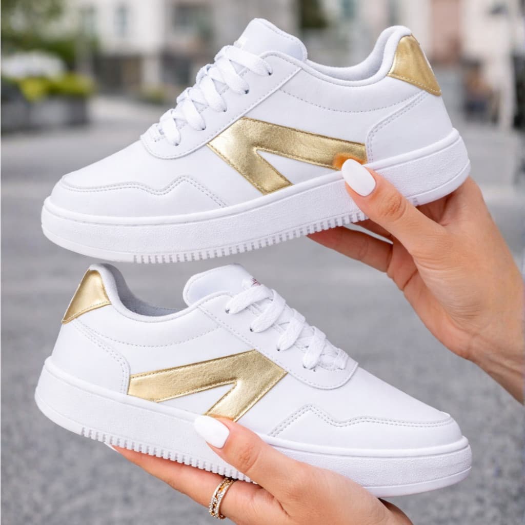 Tênis Urbano Casual Feminino Moderno Estiloso Macio Confortável Tendência Envio Rápido