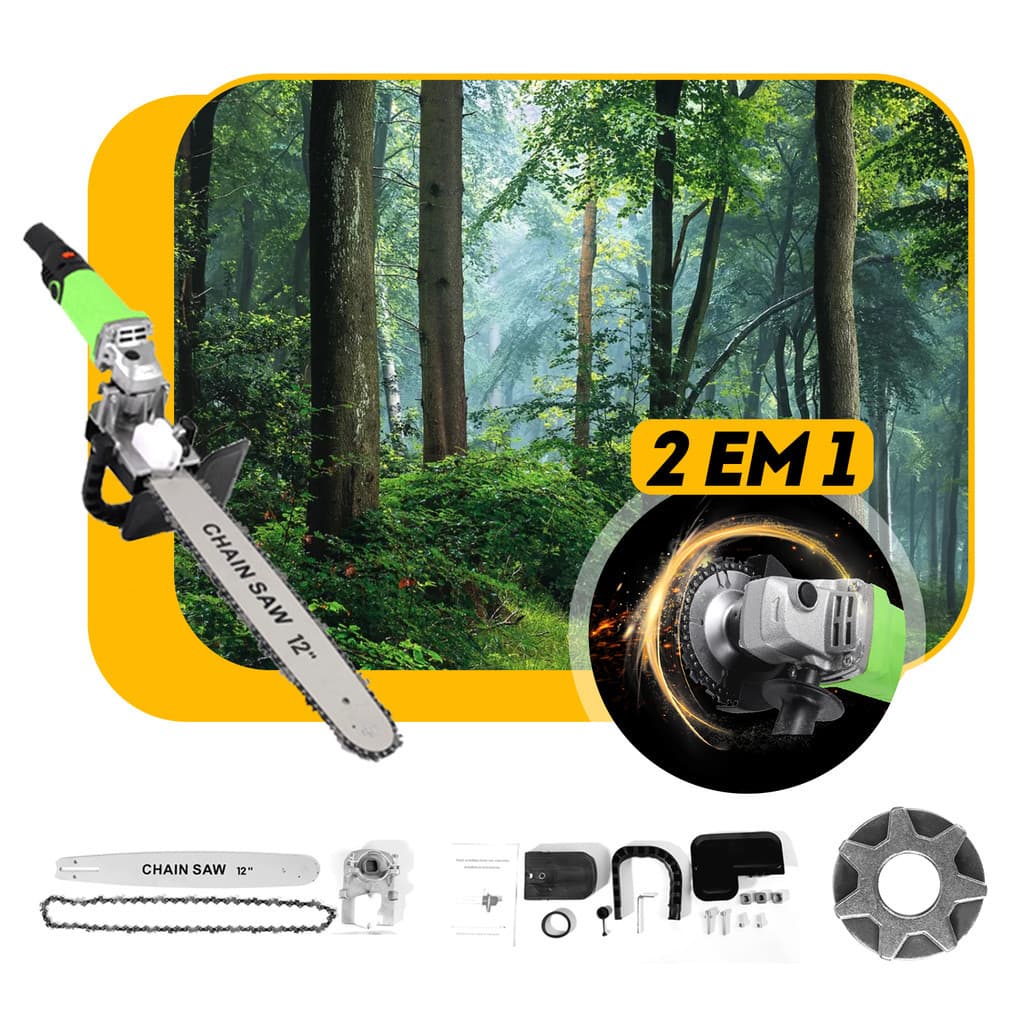 Adaptador Para Esmerilhadeira Motosserra 12" Ferramenta Suporte Eletrosserra Lixadeira