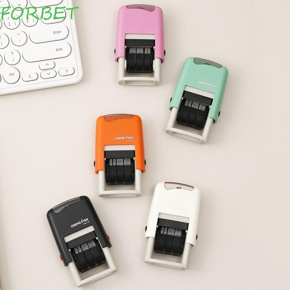 Selos De Data FORBET , Carimbos Autotintados De Corrida Suave Com Retorno De Tinta Automática , Carimbo De Roda Versão E