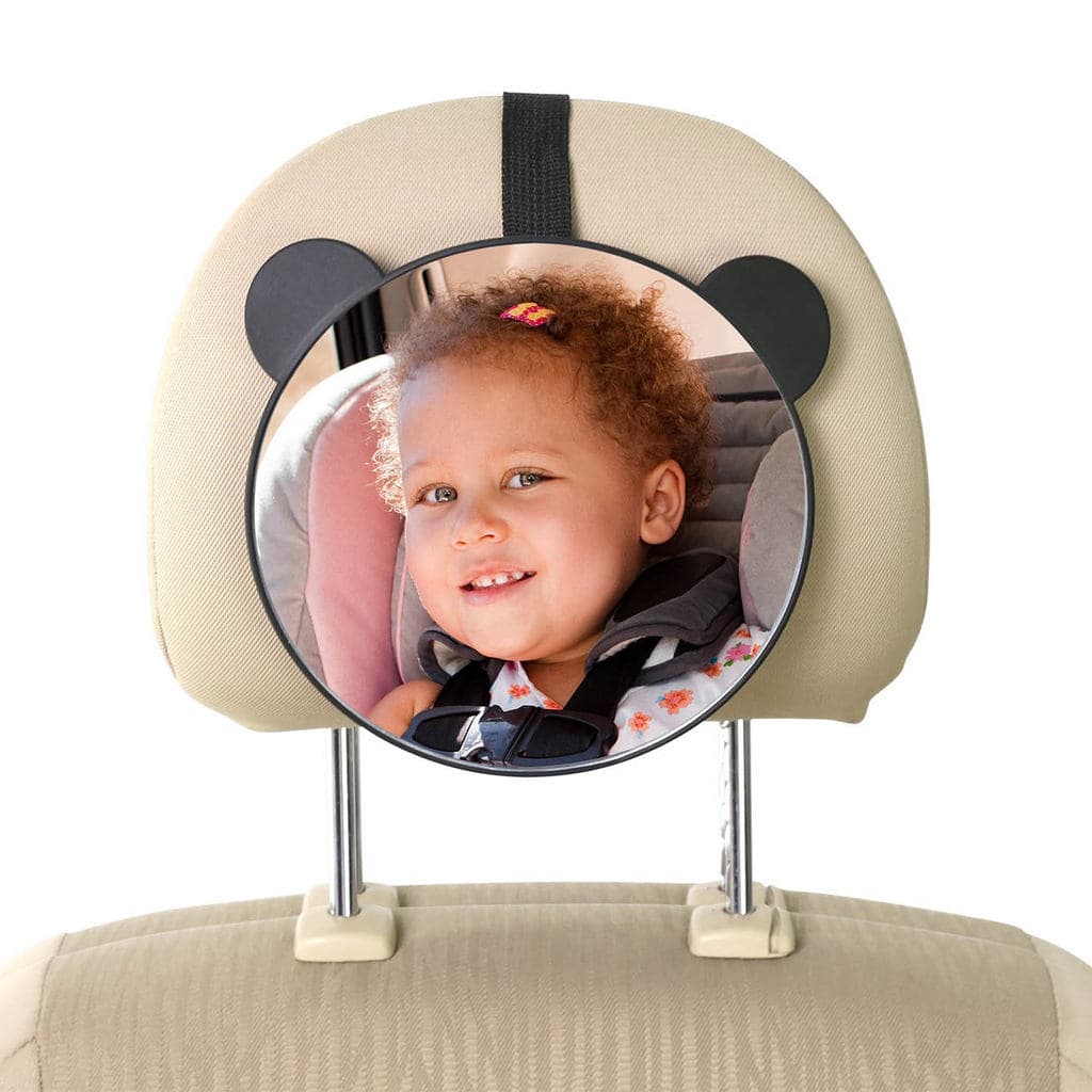 Desenhos animados orelhas de Panda assento de segurança espelho de observação reversa cesta retrovisor do bebê espelho c