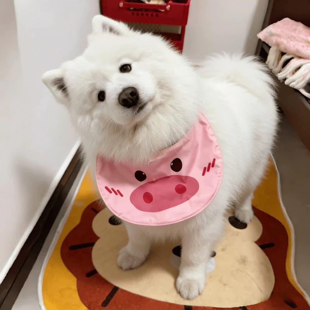 Cão Saliva toalha Pet babador verão anti-umidade cabelo anti-sujeira cachecol de cabelo médio grande Golden Retriever sa