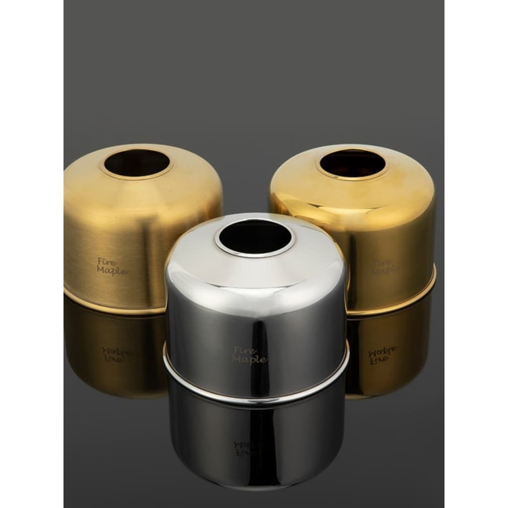 Fire Maple Gas Tank G2 Capa protetora Wilderness Metal Flat Gas Tank Capa protetora Acampamento ao ar livre Retro Atmosf