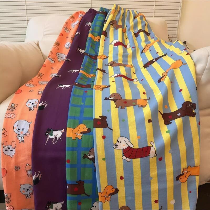 Bonito dos desenhos animados estilo japonês nuvem algodão longo senhoras calças de pijama primavera outono feminino Casu