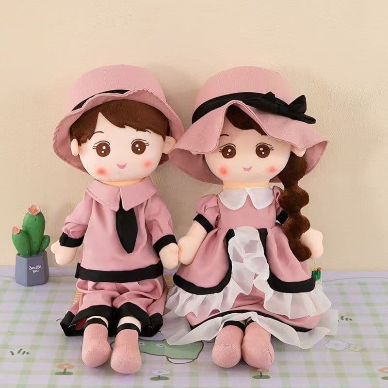 Bonito Mira meninos meninas podem usar tirar roupas bonecas de pelúcia bonecas casais bonecas presentes de feriado