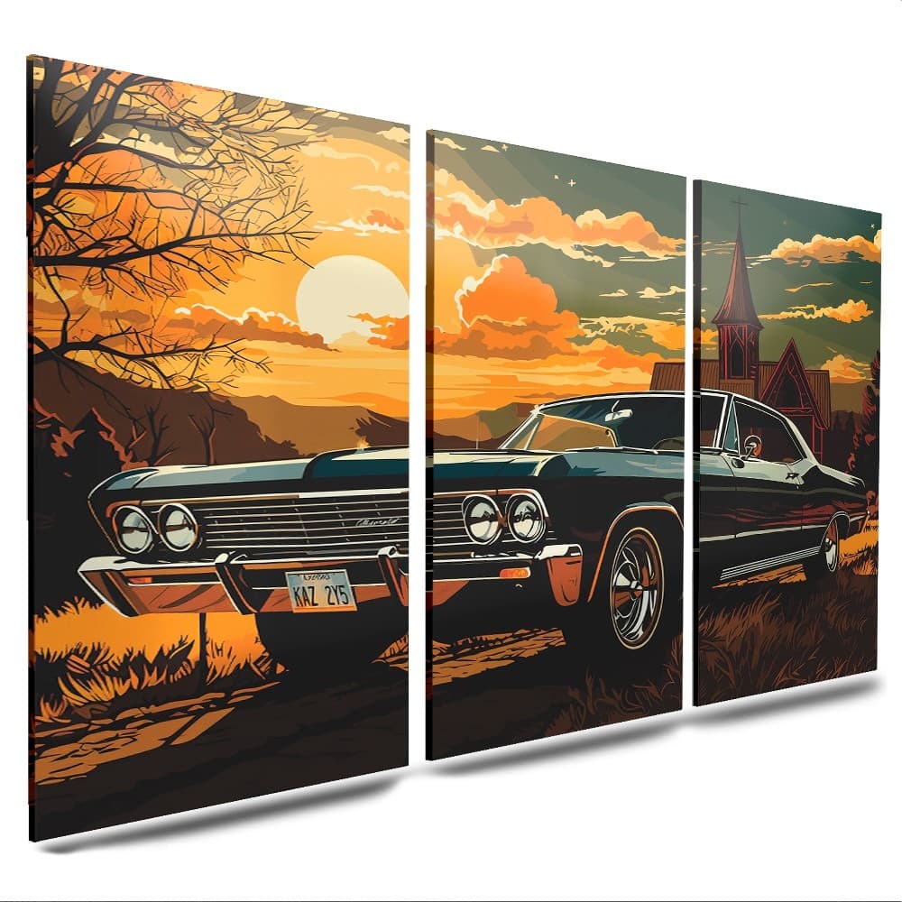 Quadros decorativos carro Opala atigo alta qualidade hd