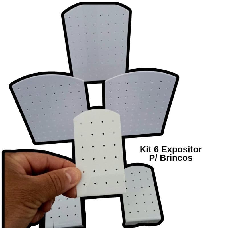 kit Expositor Para Organizar seus Brincos Com 06 Unidades