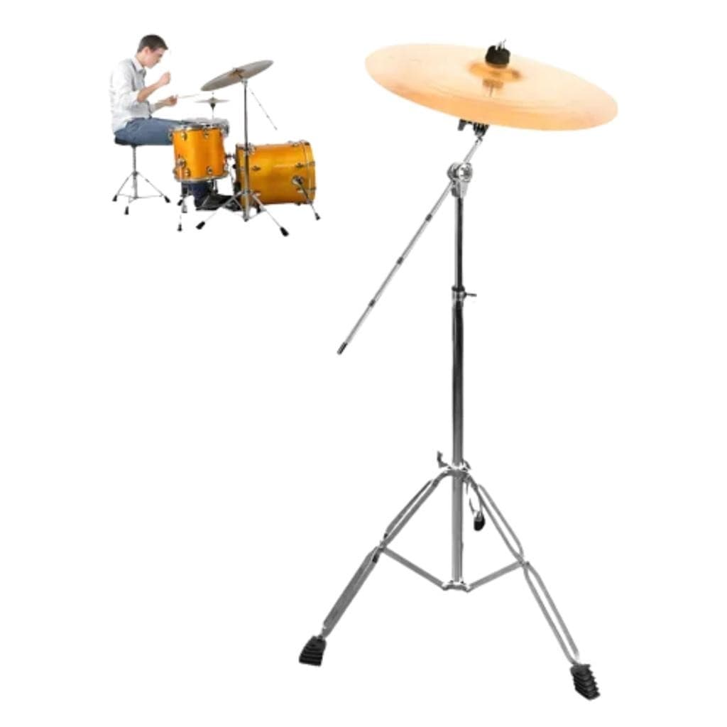 Suporte / Estante para Prato de Bateria | Pedestal Robustecido, Ideal para Percussão