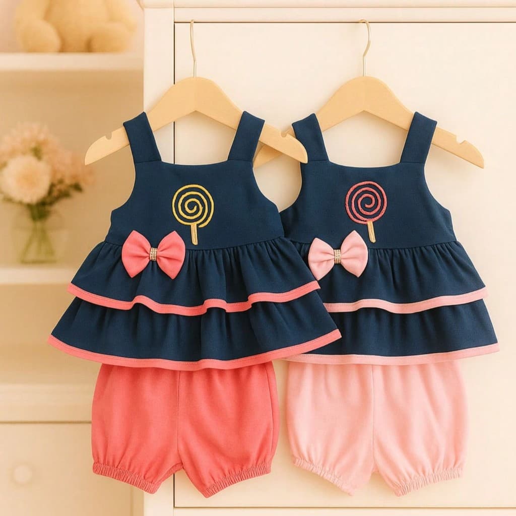 Conjunto Batinha + Shorts Luíza