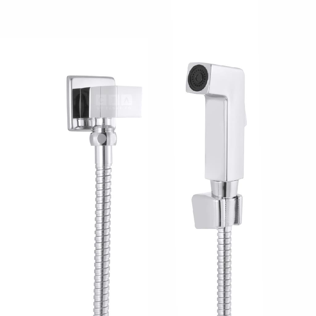 Ducha Higienica Quadrada Cromada Luxo 1739