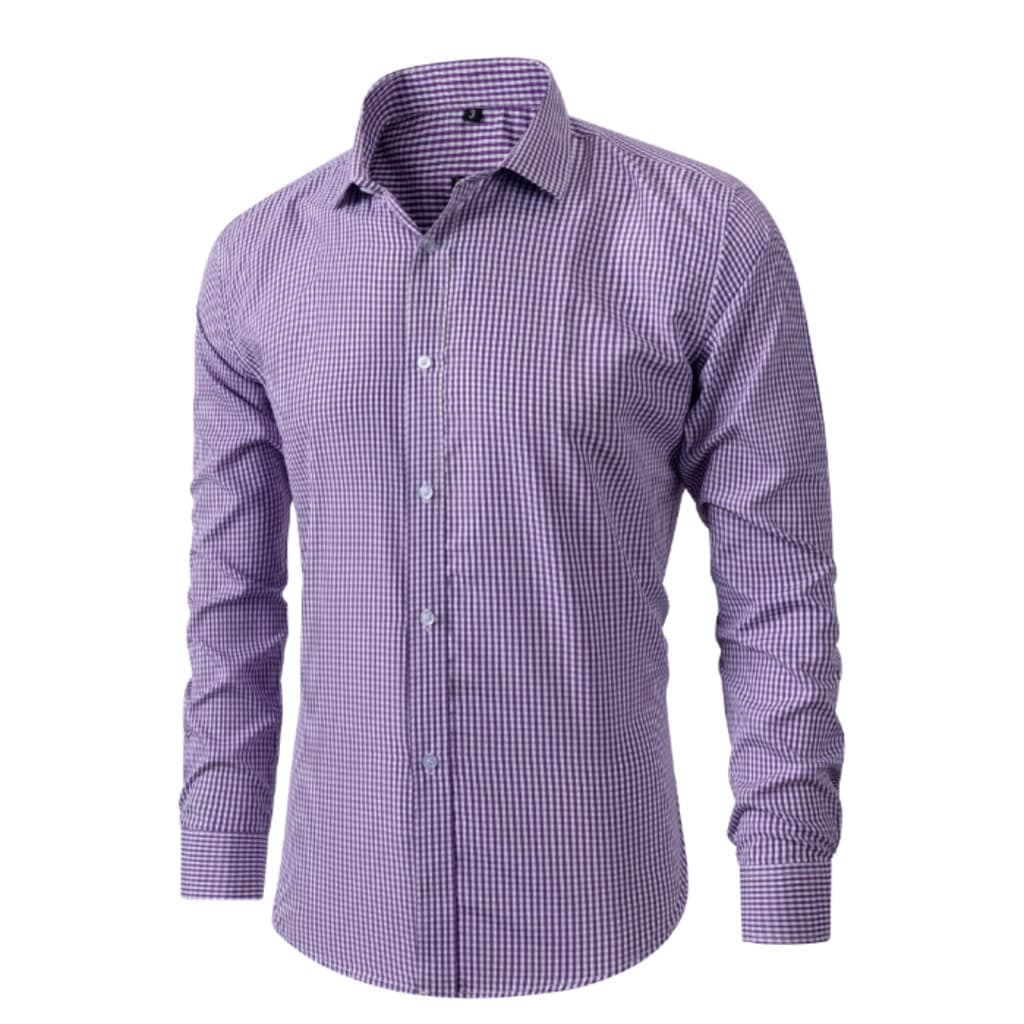 Camisa Masculina Xadrez Casual Confortável