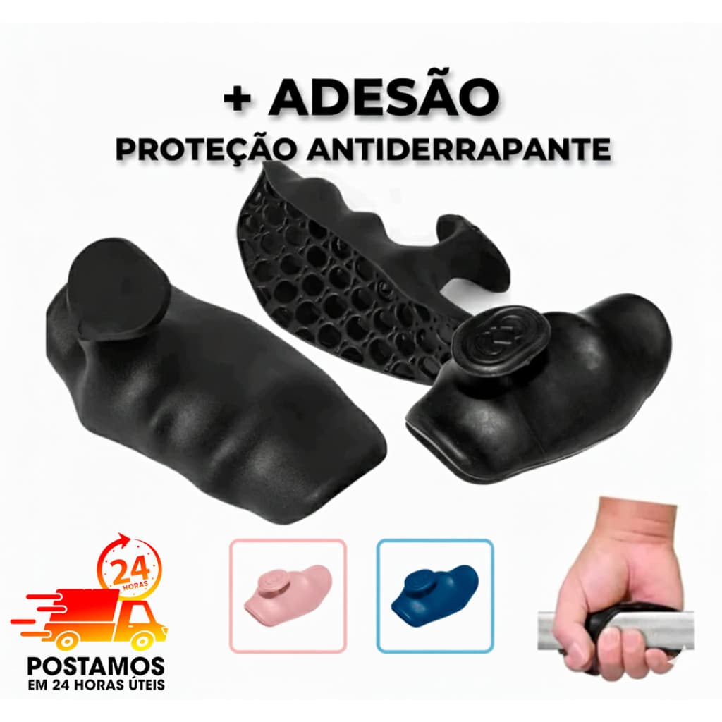 Luva de Academia Musculação Crossfit Fitness Treino Max Grip Protetor de Pegada Antiderrapante