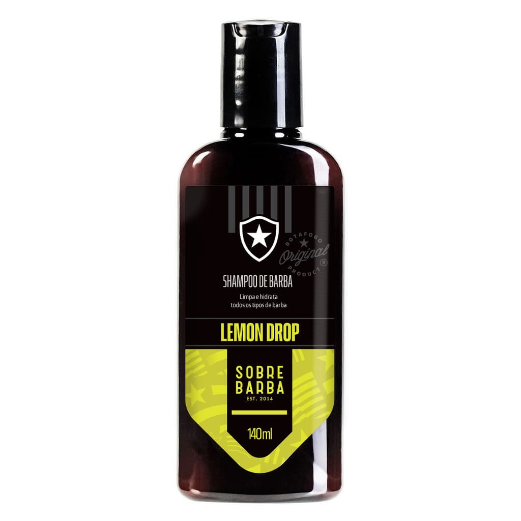 Shampoo de Barba - Edição Botafogo - Lemon Drop 140ml