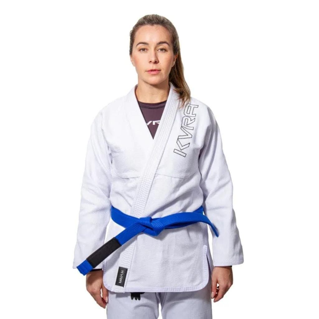 Kimono de Jiu Jitsu Feminino KVRA Lovely Branco