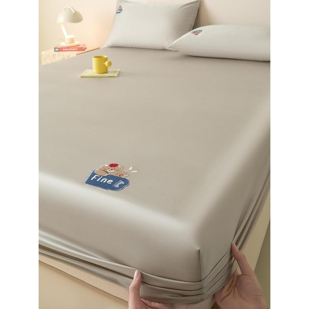Lençol de cama Tencel de Hotel cinco estrelas, peça única, verão, sensação fresca, colchão, capa de lençol, conjunto de