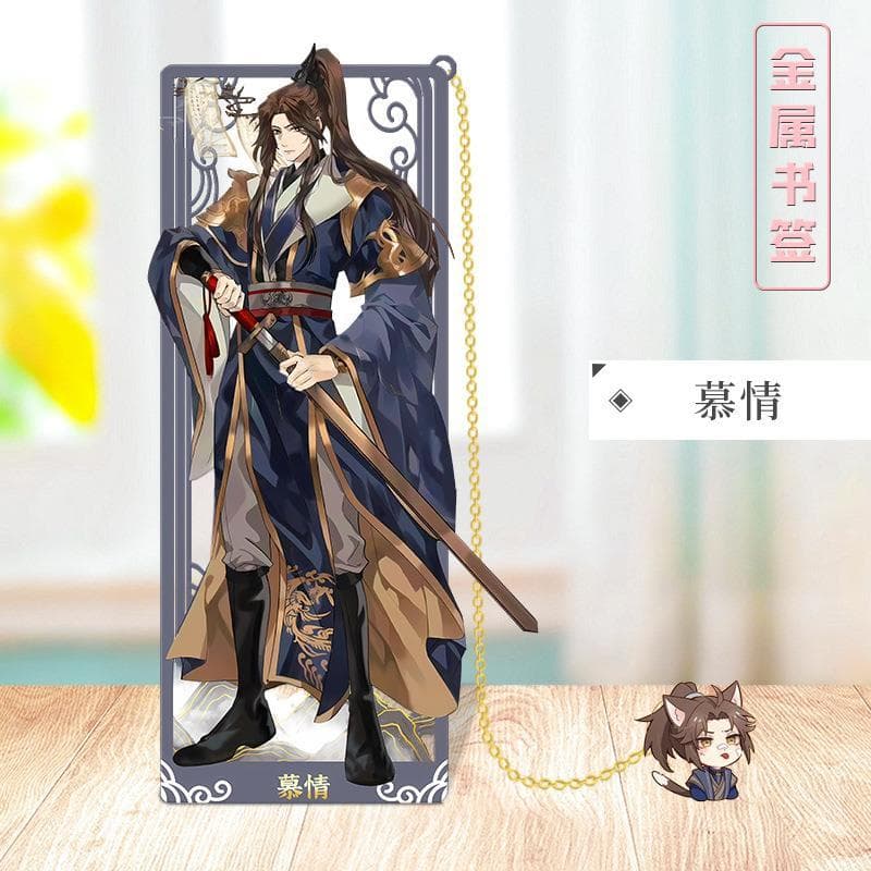 Figura de bênção oficial celestial Xie Lian mercadoria Metal oco marcador mestre Qingxuan flor cidade Qi Muqing ornament