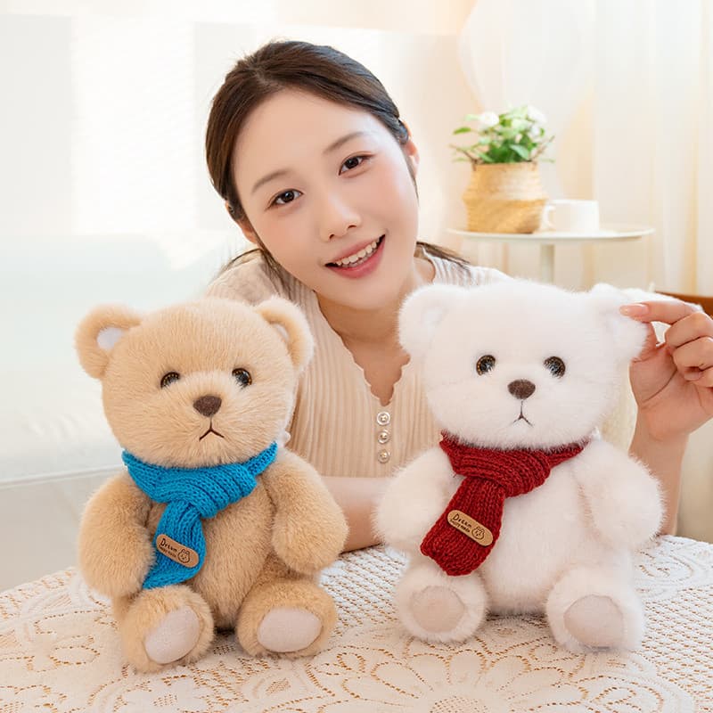 Bonito quente bonito série de animais de estimação brinquedo de pelúcia dos desenhos animados Aries pequeno urso boneca