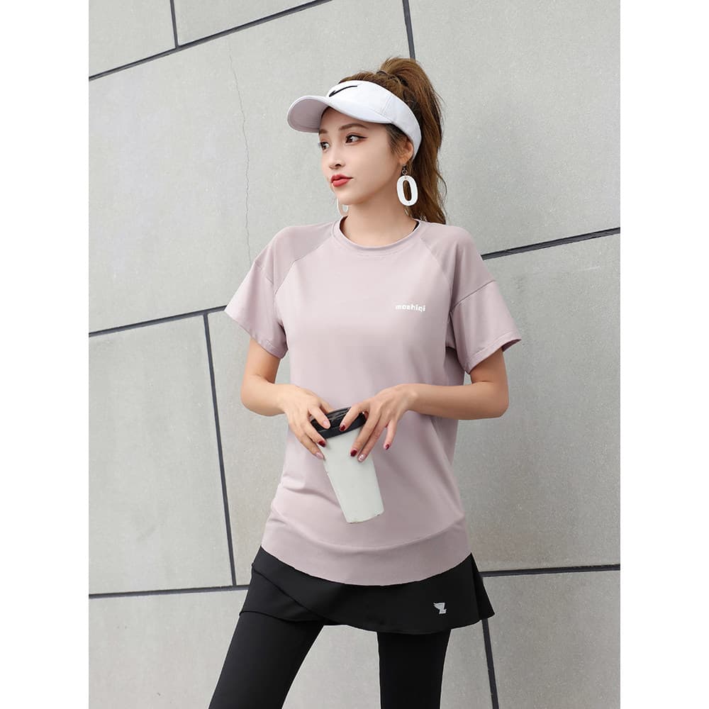 Terno de Fitness feminino verão 2025 novo estilo Yoga Wear profissional de secagem rápida calças cortadas manhã correndo