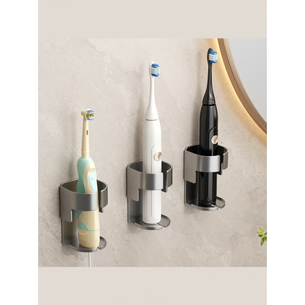 Suporte de escova de dentes elétrica sem perfuração ventosa suporte de parede cabide Base de armazenamento de vaso sanit