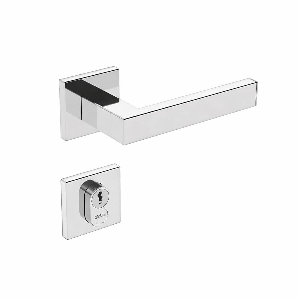Fechadura Stam Home IX60 Porta Externa Inox Polido Broca 55mm Original
