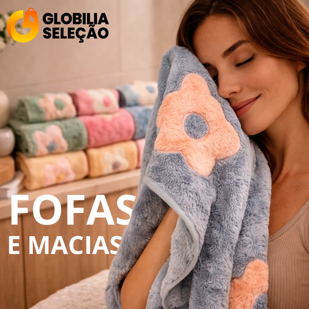 KIT 2 Toalhas - Banho e Rosto Grande Macia Toalha de Banho Grande e Grossa Jogo de Toalha de Banho 140 x 70cm
