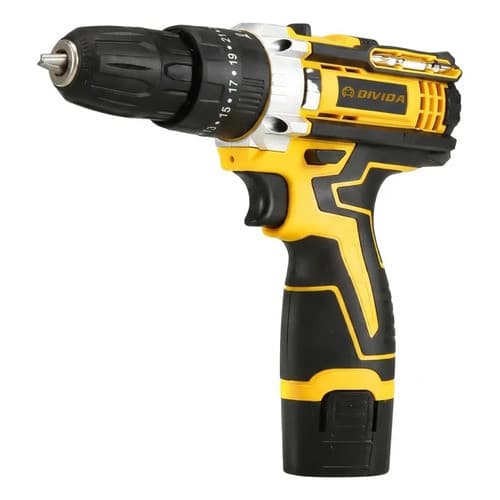 Furadeira De Impacto 18v Sem Fio Marca Divida Amarelo 18v
