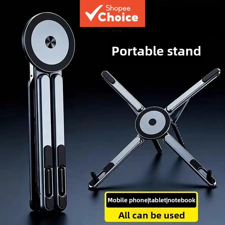 Suporte Magnético para Telefone, Suporte de Mesa Multifuncional Universal para Tablets e Laptops, Suporte Dobrável 2 em