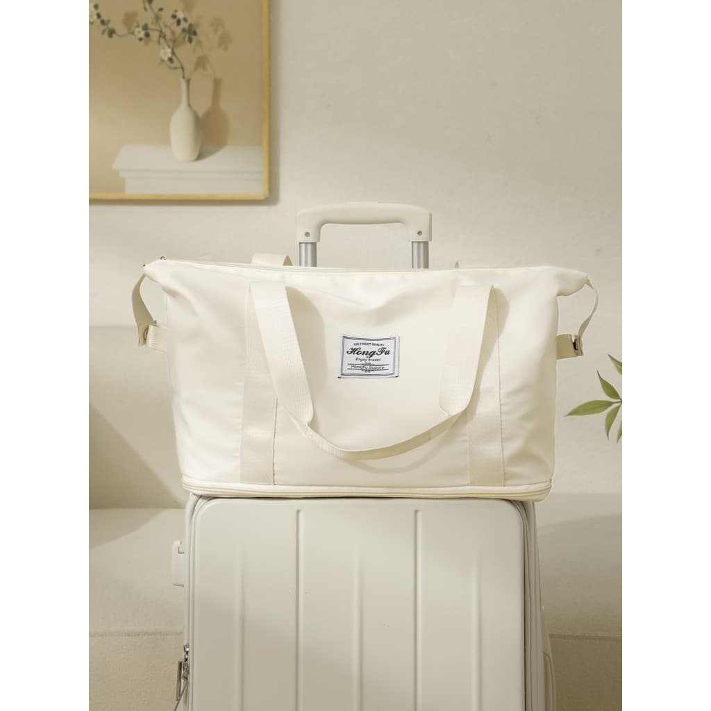 Bolsa de viagem feminina, grande capacidade, grande capacidade, bolsa de armazenamento de viagem, academia, bagagem de m