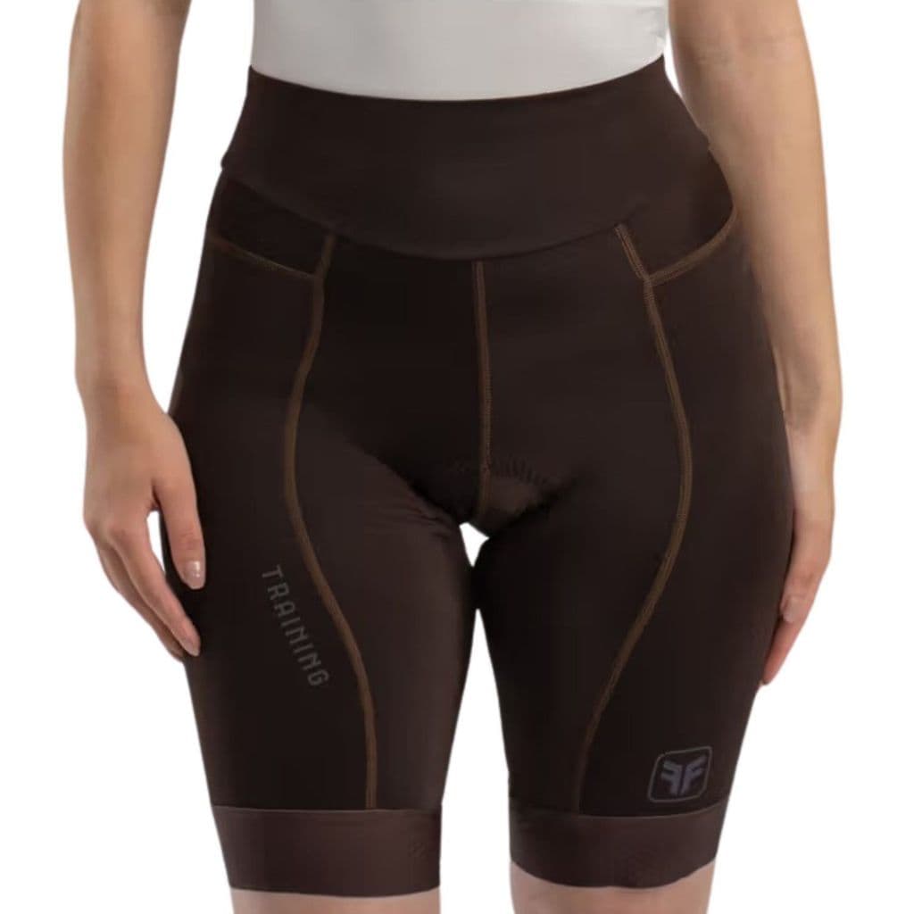 Bermuda de Ciclismo Free Force Training Feminino Marrom