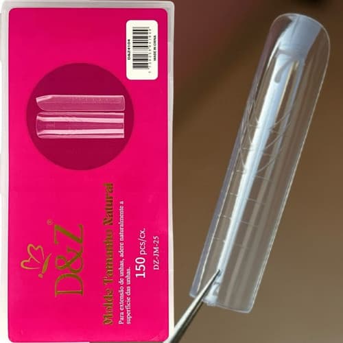 Molde quadrado F1 estilo Da Gringa Zero Milimetros 0mm Quadrado Apice Baixo Transparente
