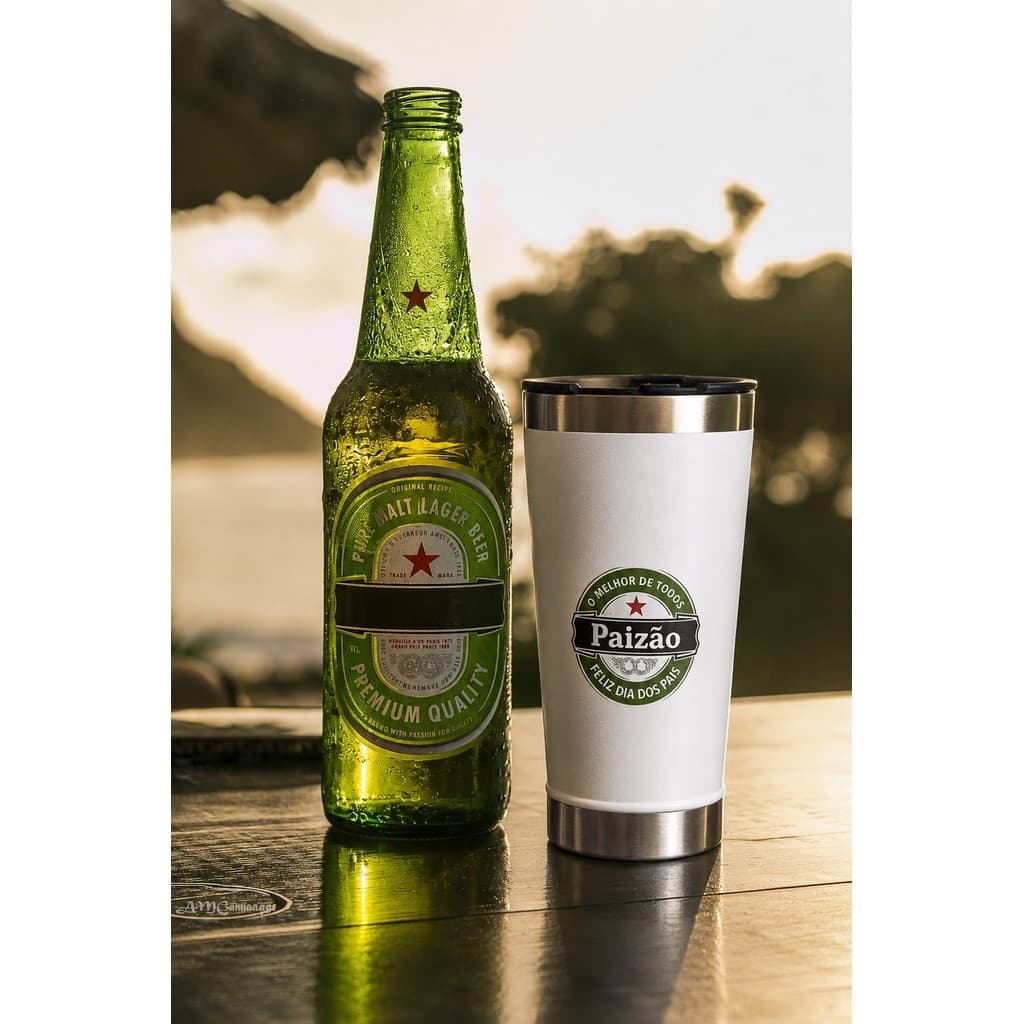 Copo Térmico 500ml O Melhor Paizão Feliz Dia Dos pai - Especial Dia Dos Pais