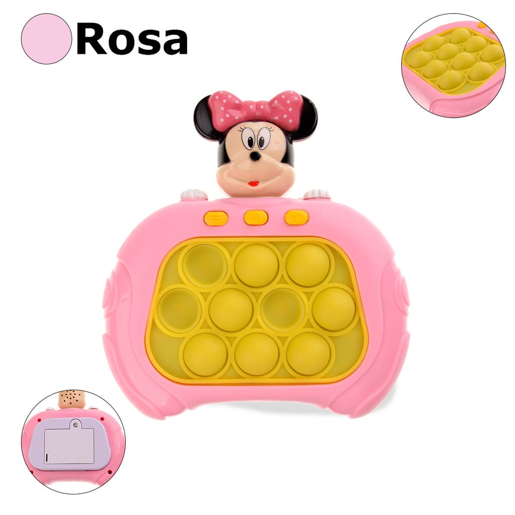 Pop It Eletrônico Modelo Ratinha Brinquedo Educativo para Criança