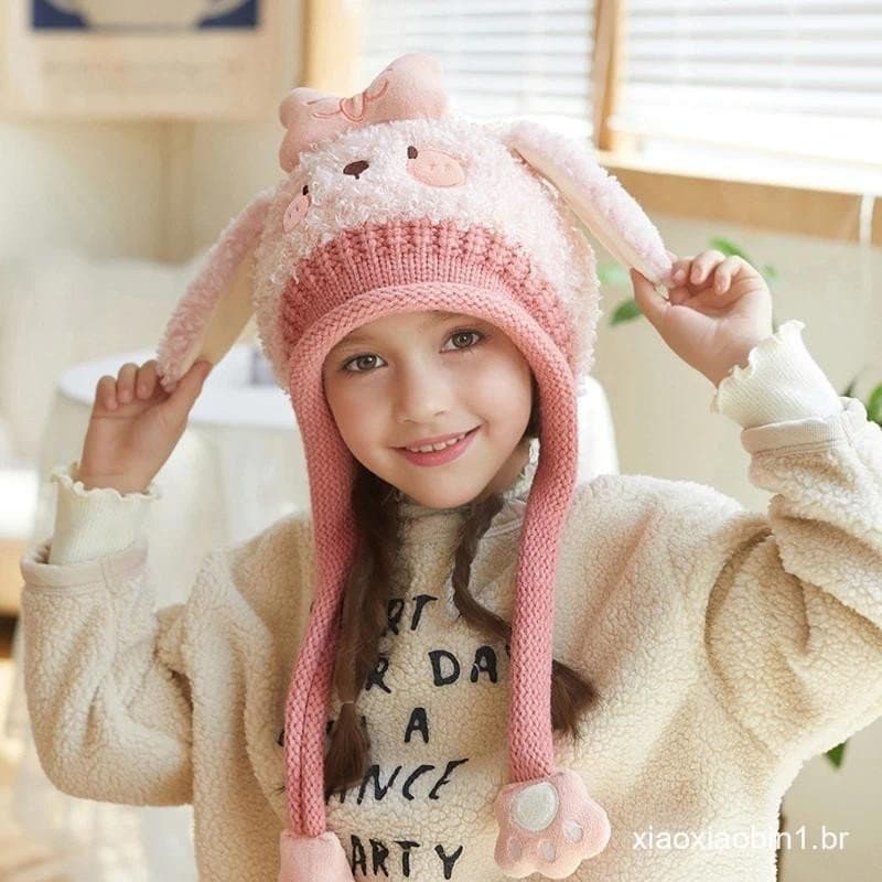 Chapéus De Bebê Para O Inverno , Chapéu Infantil Com Forro De Algodão , Lã Meninas E Meninos De Proteção De Ouvido Bonés